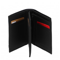 Portefeuille Cuir Néro