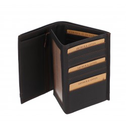 Portefeuille Cuir Néro