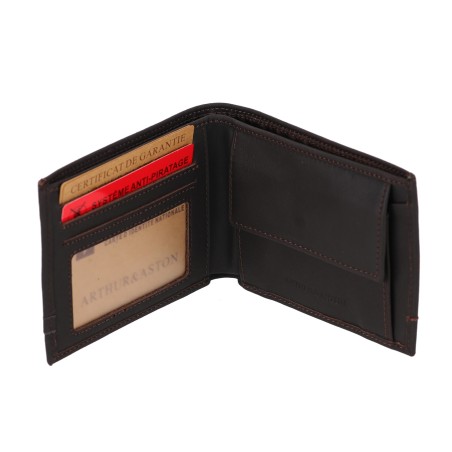 Portefeuille italien Cuir Néro