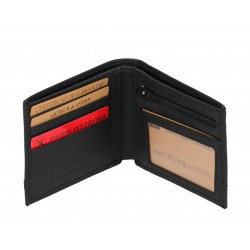 Portefeuille italien Cuir Néro