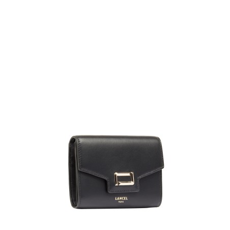 Portefeuille Compact Rabat Angèle en Cuir