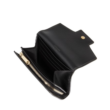 Portefeuille Compact Rabat Angèle en Cuir