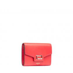 Portefeuille Compact Rabat Angèle en Cuir
