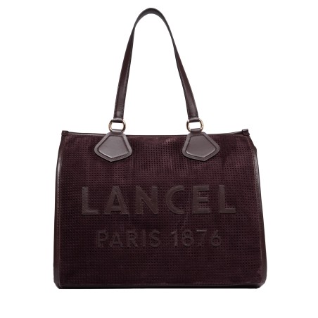 Sac Cabas L Suède Perforé - Lancel
