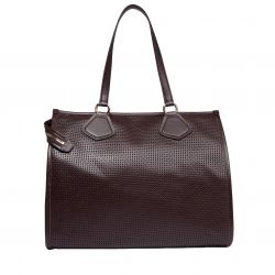 Sac Cabas L Suède Perforé - Lancel