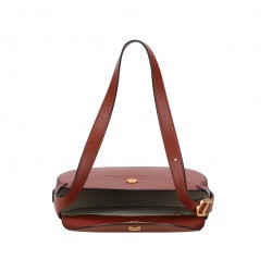 Sac épaule Paloma Croûte de cuir