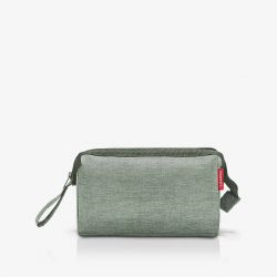 Trousse de Toilette TravelCosmetic Twist Sage en Toile 