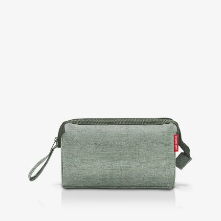 Trousse de Toilette TravelCosmetic Twist Sage en Toile 