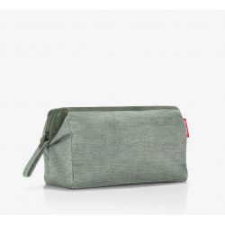 Trousse de Toilette TravelCosmetic Twist Sage en Toile 