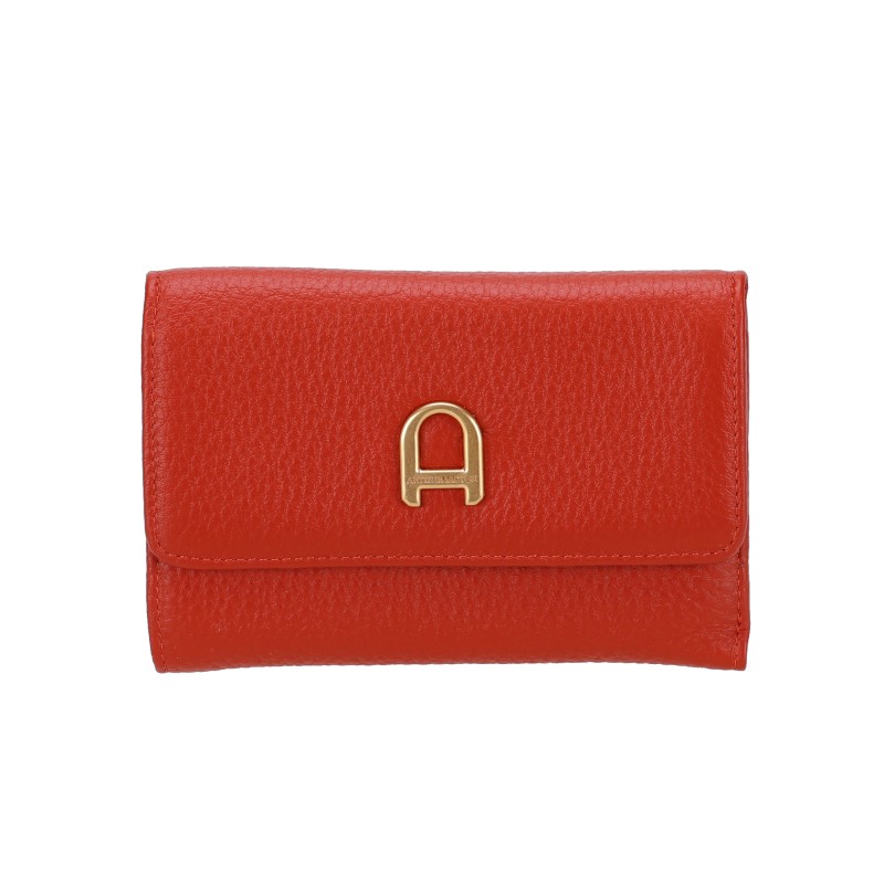 Portefeuille zippé cuir Camille