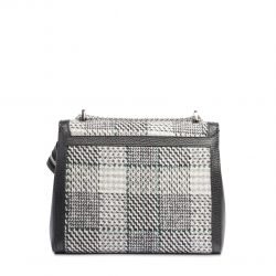 Sac Bandoulière à Rabat M Ninon Tweed et Tartan