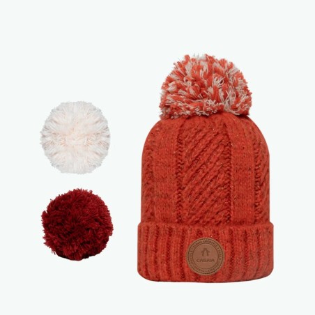 Bonnet 3 Pompons Garibaldi