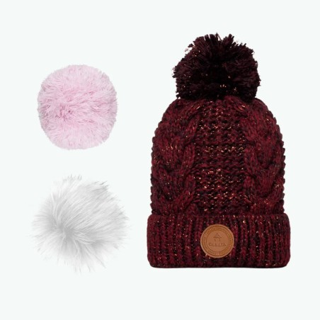 Bonnet 3 Pompons Brick Lane Polaire