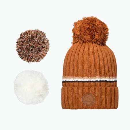 Bonnet 3 Pompons Manhattan