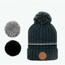 Bonnet 3 Pompons Manhattan