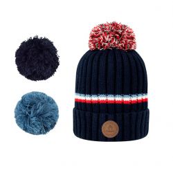 Bonnet 3 Pompons Manhattan