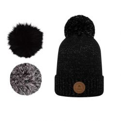 Bonnet 3 Pompons Irish Coffee