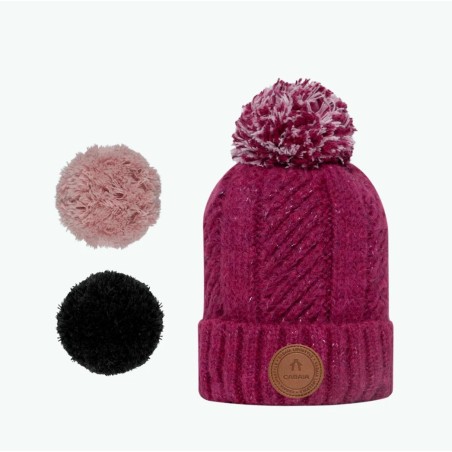 Bonnet 3 Pompons Garibaldi