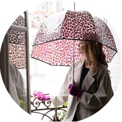 Parapluie Cloche Canne Transparent