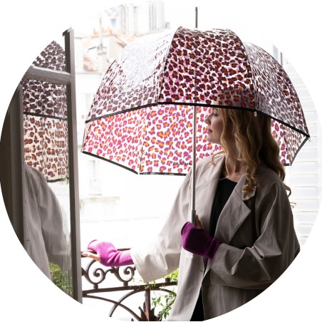 Parapluie Cloche Canne Transparent