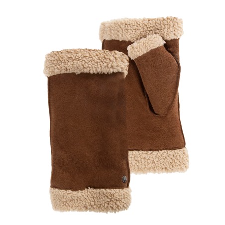 Mitaines Femme Cuir de Chèvre Velours 