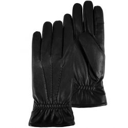 Gants Homme Cuir d'Agneau Noir - Isotoner