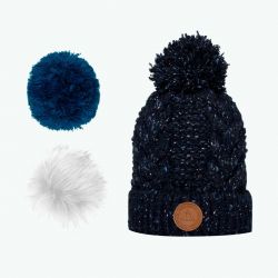 Bonnet 3 Pompons Brick Lane Polaire