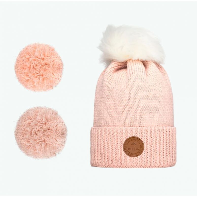 Bonnet 3 Pompons Irish Coffee Bonnet 3 Pompons Irish Coffee