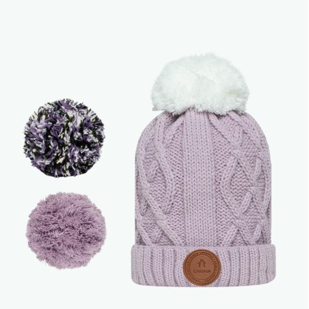 Bonnet 3 Pompons Appletini Polaire - Cabaia