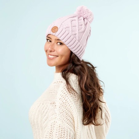 Bonnet 3 Pompons Appletini Polaire - Cabaia