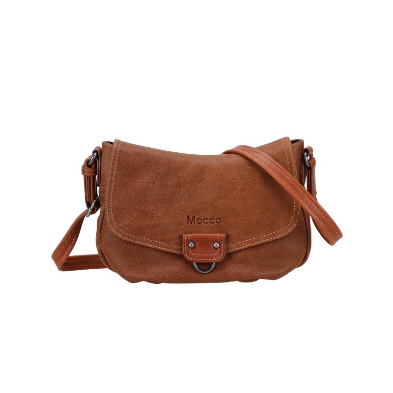 Petit Sac Bandoulière à Rabat Laura en Cuir Petit Sac Bandoulière à Rabat Laura en Cuir