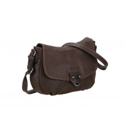 Petit Sac Bandoulière à Rabat Laura en Cuir