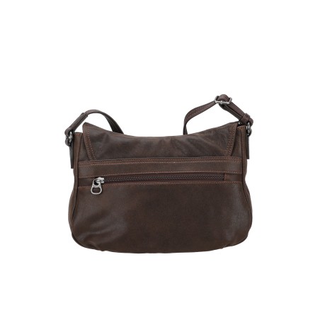 Grand Sac Bandoulière à Rabat Laura en Cuir