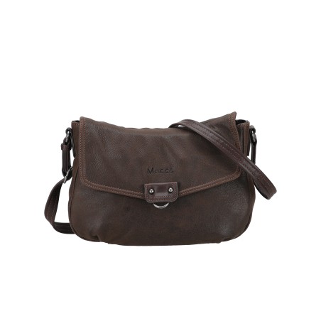 Grand Sac Bandoulière à Rabat Laura en Cuir