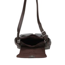 Sac Bandoulière à Rabat Cristina en Cuir