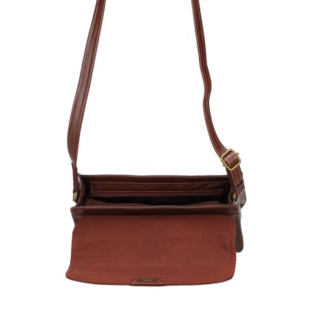 Sac Bandoulière à Rabat Léa en Cuir