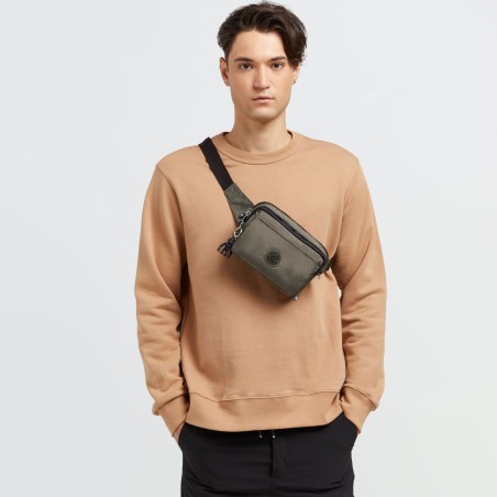 Sac Bandoulière / Banane ABANU MULTI en Toile - Kipling