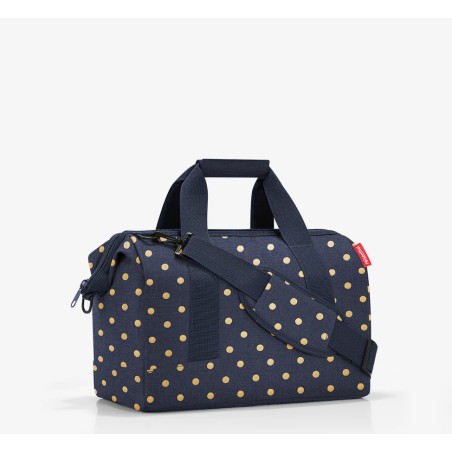 Sac de Voyage Allrounder M Metallic Dots Blue en Toile