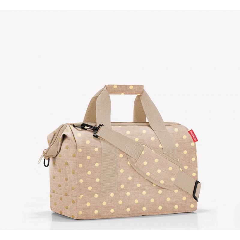 Sac de Voyage Allrounder M Metallic Dots Coffee en Toile Sac de Voyage Allrounder M Metallic Dots Coffee en Toile