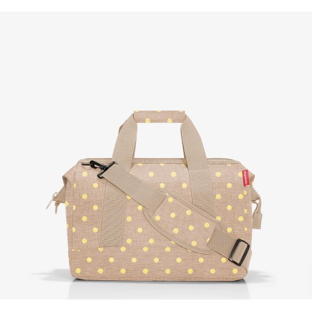 Sac de Voyage Allrounder M Metallic Dots Coffee en Toile