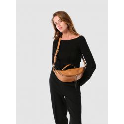 Sac Porté Croisé S Origami en Cuir