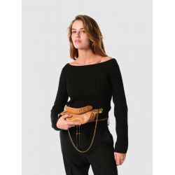 Sac Porté Croisé XS Origami en Cuir