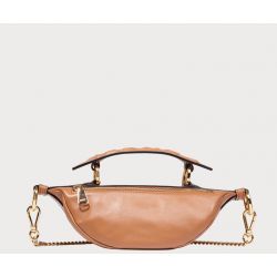 Sac Porté Croisé XS Origami en Cuir