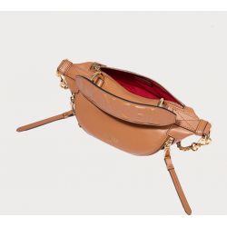 Sac Porté Croisé XS Origami en Cuir