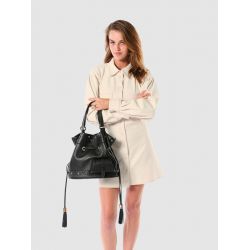 Sac Seau M Premier Flirt en Cuir Clouté
