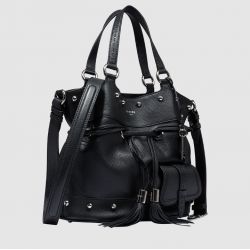 Sac Seau M Premier Flirt en Cuir Clouté