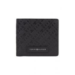 Portefeuille TH Monogram en Cuir