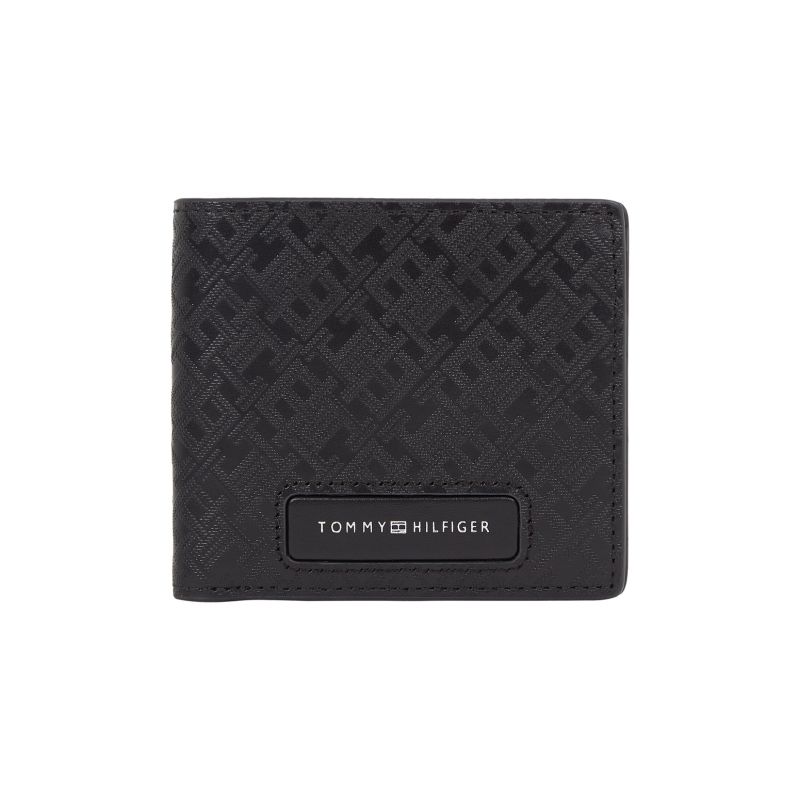 Portefeuille TH Monogram en Cuir Portefeuille TH Monogram en Cuir