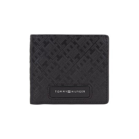 Portefeuille TH Monogram en Cuir