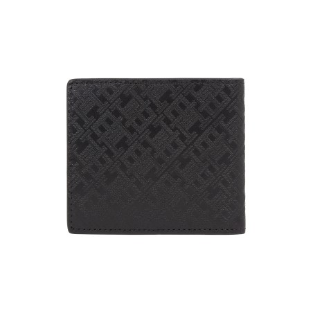 Portefeuille TH Monogram en Cuir